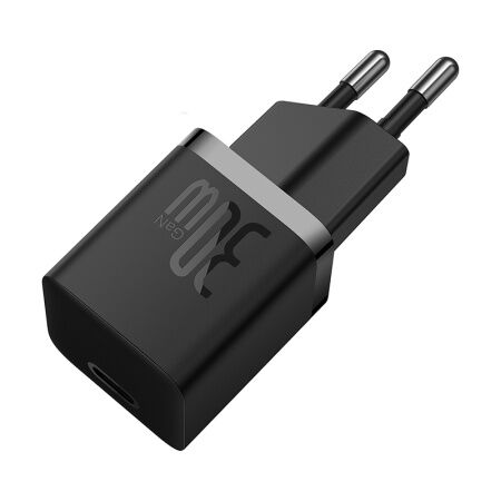 Зарядное устройство BASEUS GaN5 Fast Charger(mini) USB-C, 3A, 30W, черный - 3