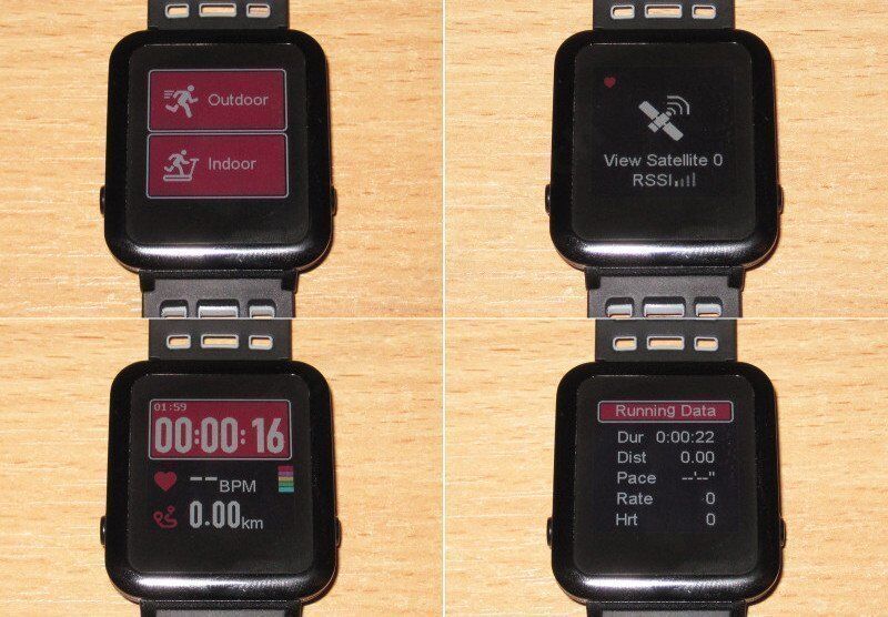 Режимы и меню GPS сокращений часов Сяоми