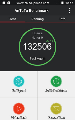 Результаты теста по AnTuTu для Huawei Honor 9 Итоги теста по AnTuTu для смартфона Huawei Honor 9