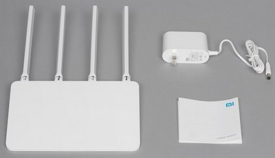 Комплектация роутера Сяоми Mi Router 3 AC1200 Состав комплекта роутера Сяоми Mi Router 3 AC1200