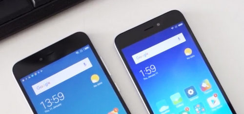 Сравнение размеров Xiaomi Redmi 5A и Note 5A Габариты смартфонов Redmi 5A и Redmi Note 5A