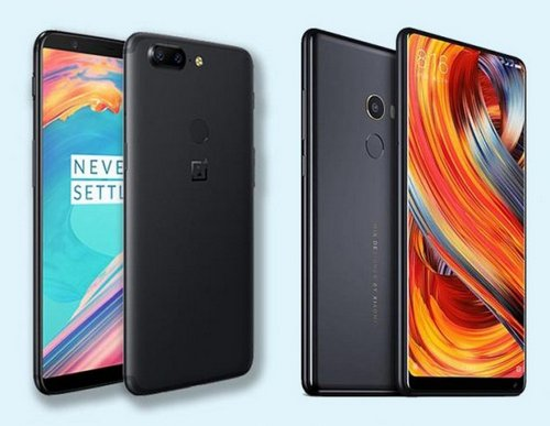 Внешний вид Xiaomi Mi Mix 2 и OnePlus 5T Дизайн Xiaomi Mi Mix 2 и OnePlus 5T