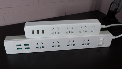 Удлинители Xiaomi Mi Power Strip 3 и Orico DPC-4A-4U Внешний вид удлинителей Xiaomi Mi Power Strip 3 и Orico DPC-4A-4U