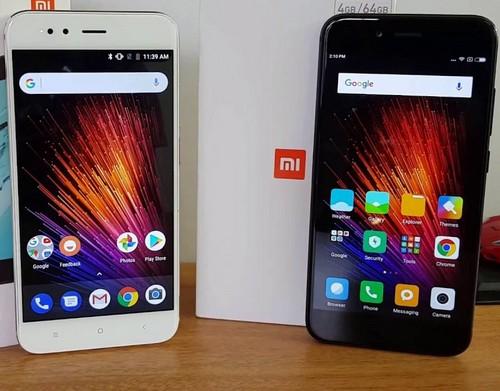 Сравнение экранов Xiaomi Mi A1 и Xiaomi Mi 5X Сравнение дисплеев Xiaomi Mi A1 и Xiaomi Mi 5X