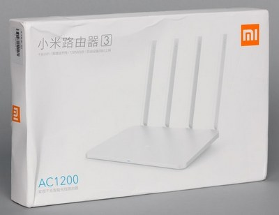 Упаковка роутера Xiaomi Mi Router 3 AC1200 Дизайн упаковки роутера Xiaomi Mi Router 3 AC1200