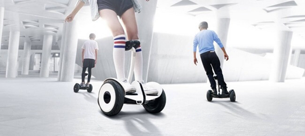 Катание на гироскутере Xiaomi Ninebot Mini Управление гироскутером Xiaomi Ninebot Mini
