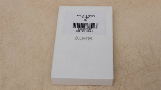 Упаковка Xiaomi Aqara Flooding Sensor Вид на упаковку Xiaomi Aqara Flooding Sensor