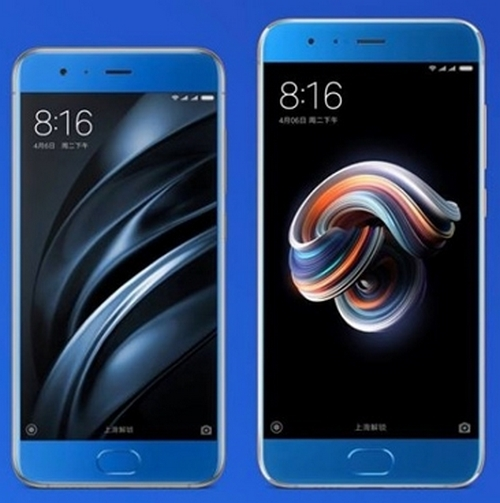 Дизайн Xiaomi Mi6 и Xiaomi Mi Note 3 Внешний вид Xiaomi Mi6 и Xiaomi Mi Note 3