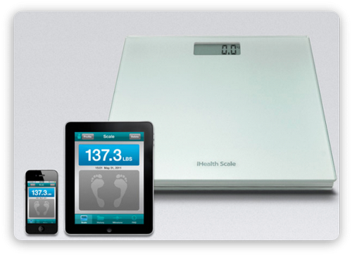 Умные весы iHealth Digital Scale Внешний вид умных весов iHealth Digital Scale