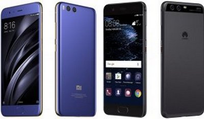 Габариты Xiaomi Mi6 и Huawei P10 Размеры Xiaomi Mi6 и Huawei P10