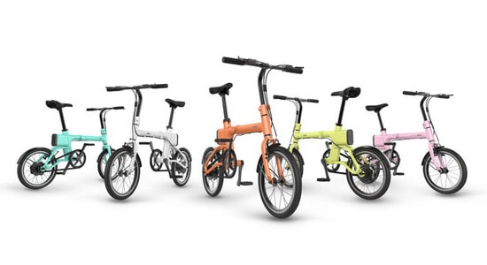 Цветовая палитра электровелосипедов Xiaomi YunBike Uma Mini Pro Расцветки электровелосипеда Xiaomi YunBike Uma Mini Pro