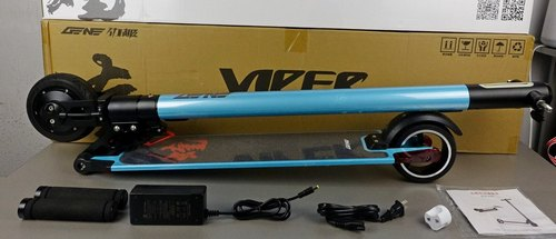 Комплектация электросамоката LeEco Electric Scooter Viper-A Состав комплекта электросамоката LeEco Electric Scooter Viper-A